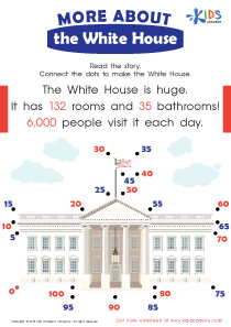 White House Worksheet for kids